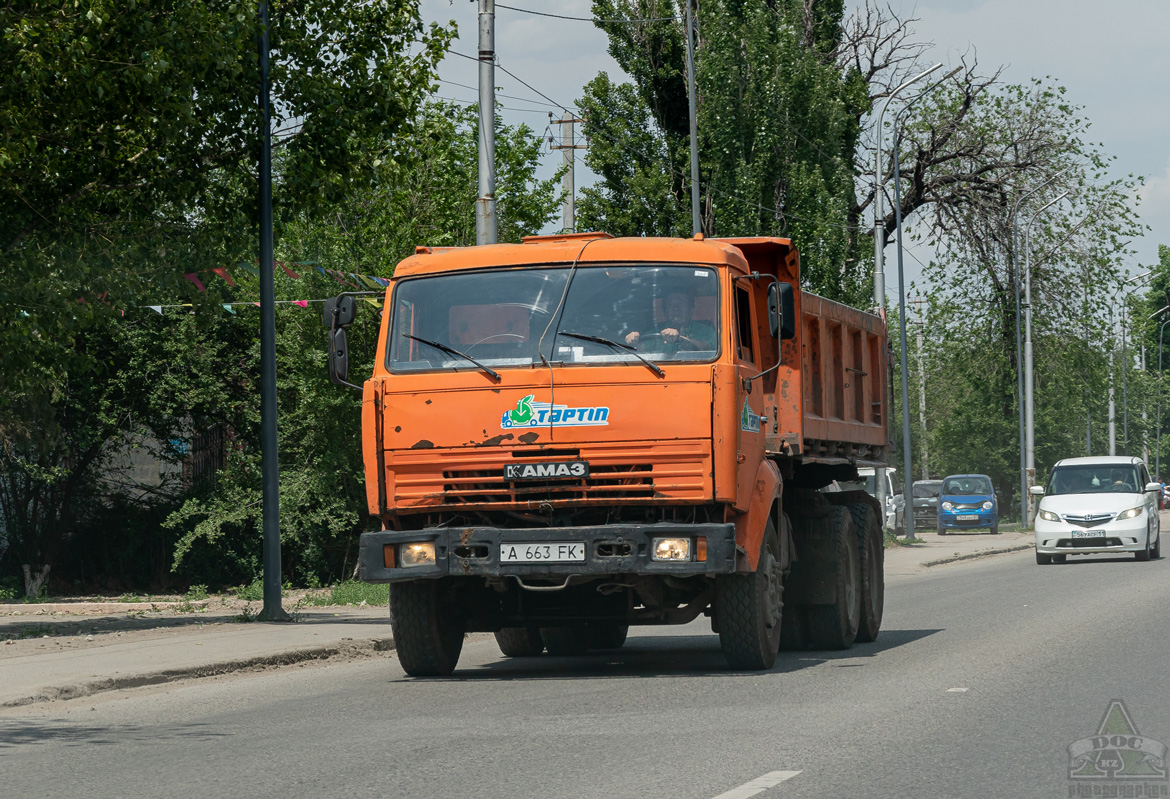 Алматы, № A 663 FK — КамАЗ-53229-02 [53229C]