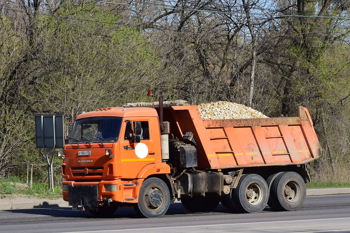 Волгоградская область, № В 186 КТ 134 — КамАЗ-65115-L4