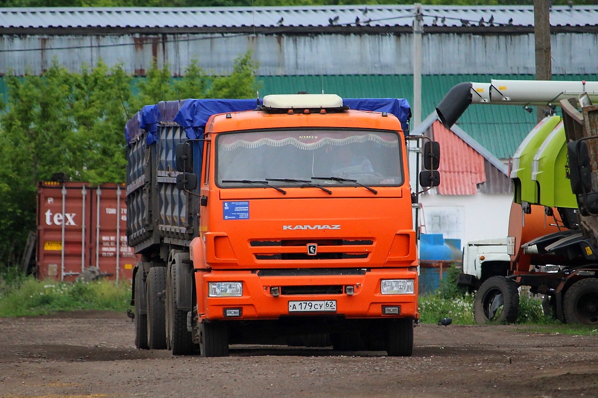 Рязанская область, № А 179 СУ 62 — КамАЗ-65115 (общая модель)