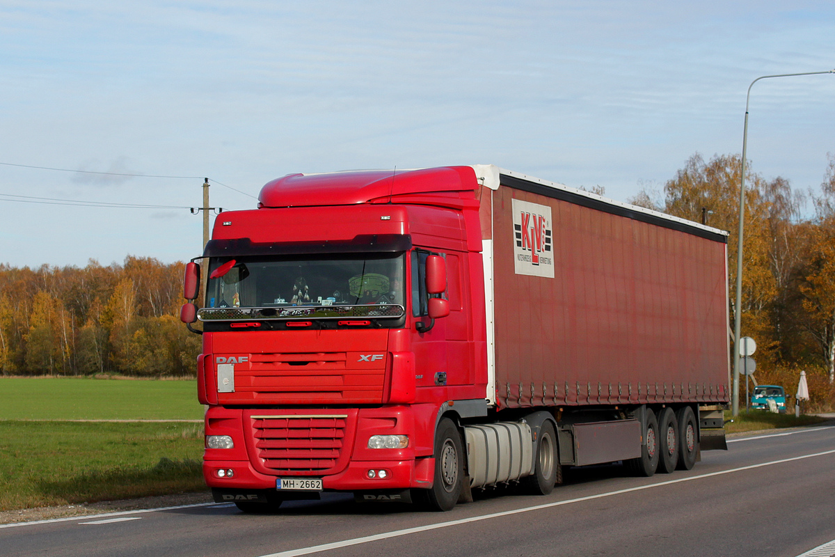 Латвия, № MH-2662 — DAF XF105 FT