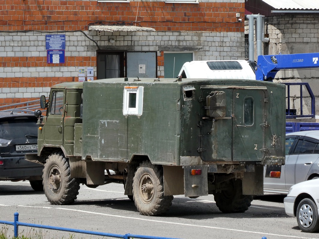 Приморский край, № (25) Б/Н 0092 — ГАЗ-66 (общая модель); Приморский край — Автомобили без номеров