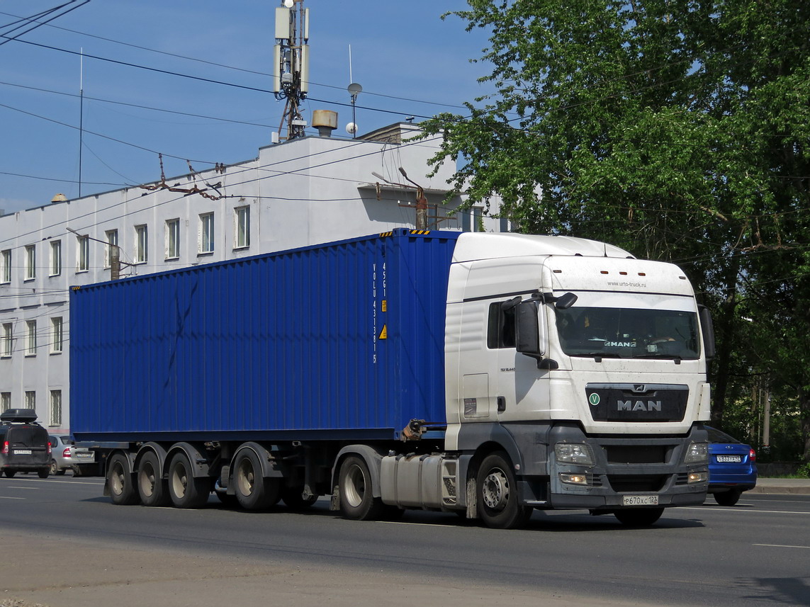 Краснодарский край, № Р 670 ХС 123 — MAN TGX ('2007) 18.440