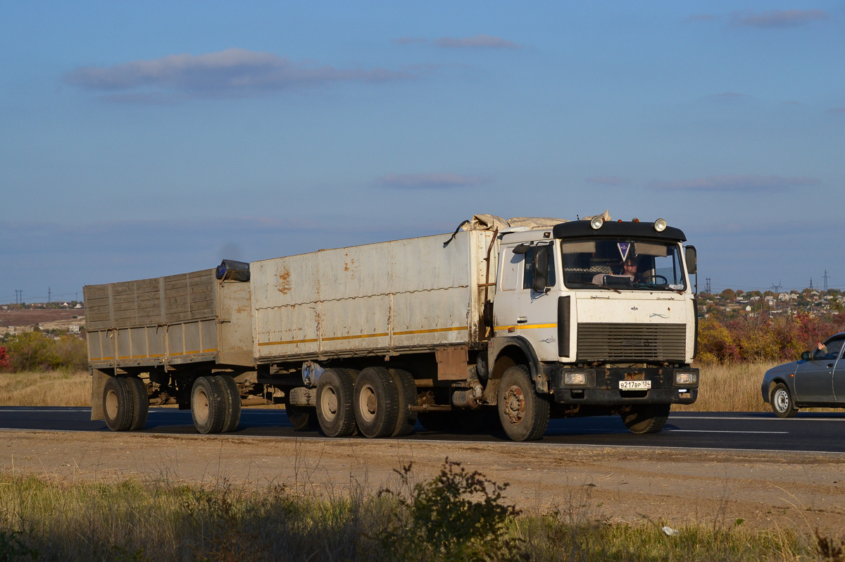 Волгоградская область, № В 217 ВР 134 — МАЗ-630305