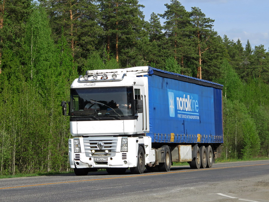 Московская область, № У 610 КМ 190 — Renault Magnum E-Tech ('2001)