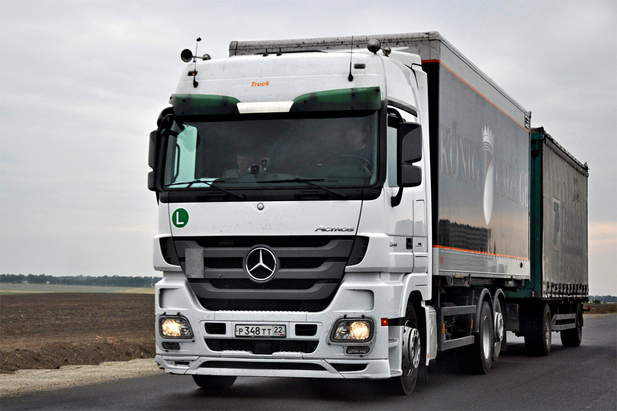 Алтайский край, № Р 348 ТТ 22 — Mercedes-Benz Actros ('2009) 2544