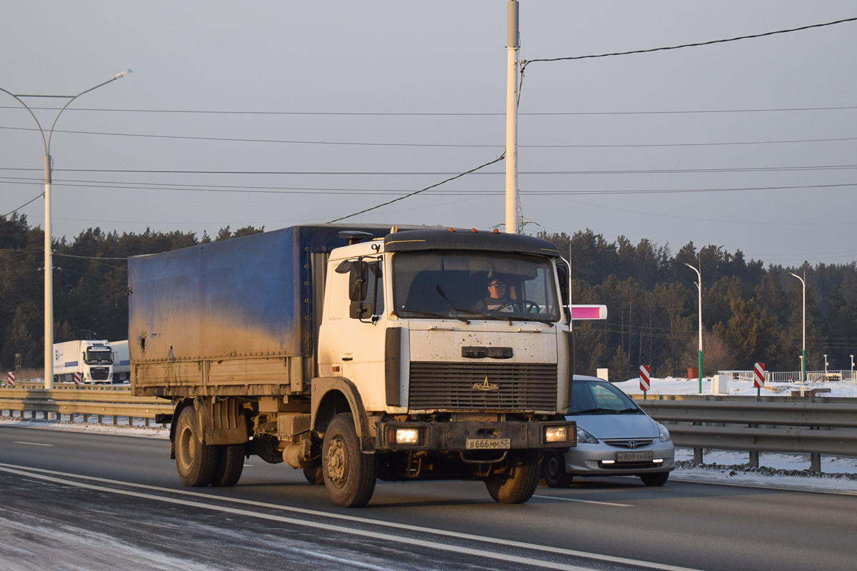 Кемеровская область, № В 666 ММ 42 — МАЗ-533603