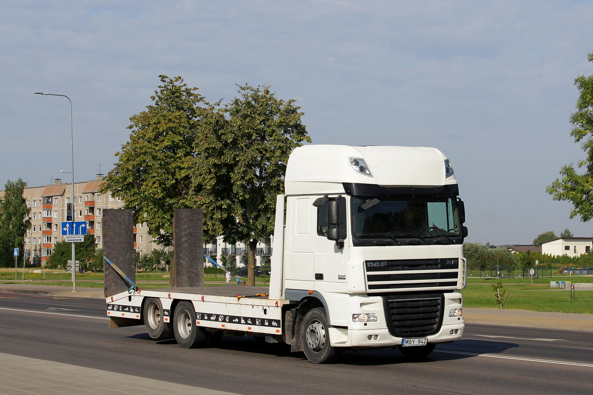 Литва, № MBY 842 — DAF XF105 FAS