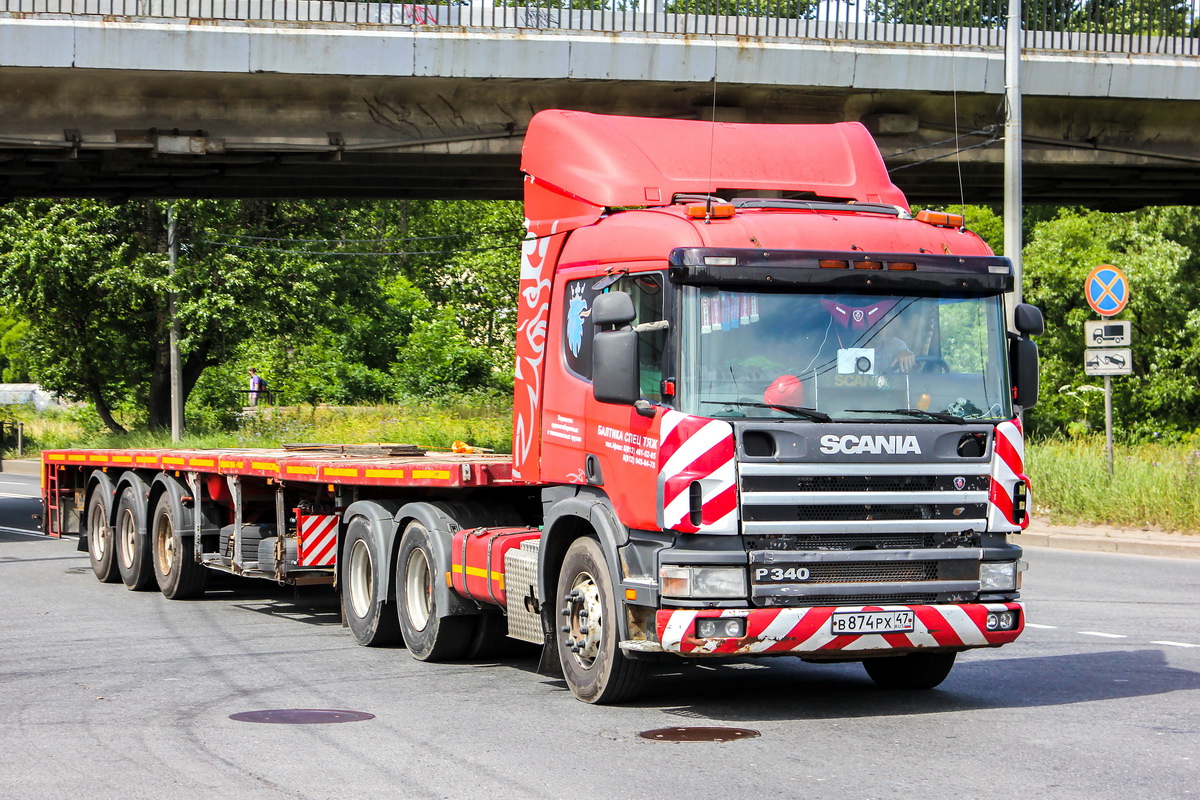 Ленинградская область, № В 874 РХ 47 — Scania ('1996) P340