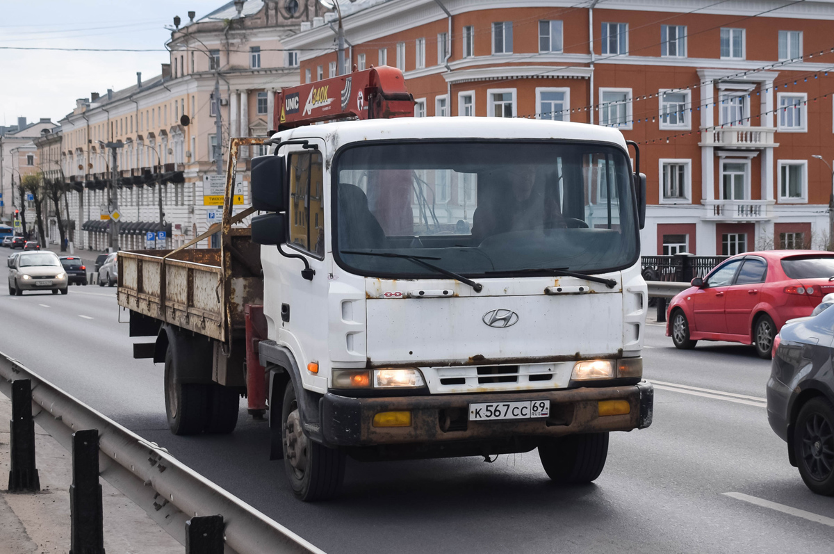 Тверская область, № К 567 СС 69 — Hyundai Super Medium HD120