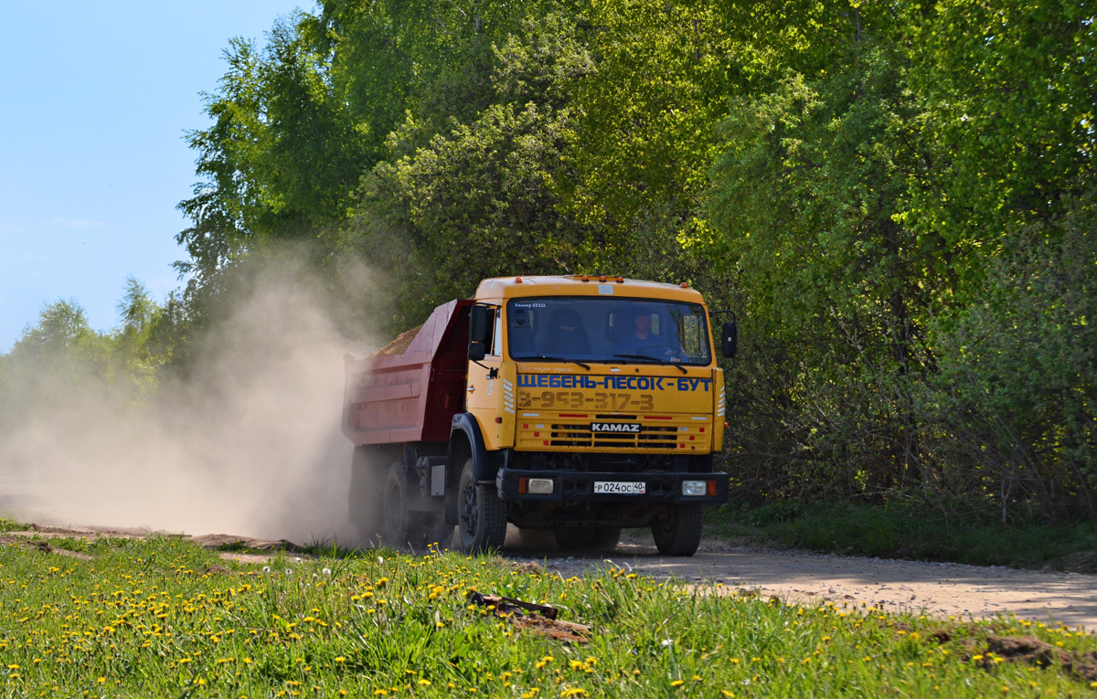 Калужская область, № Р 024 ОС 40 — КамАЗ-55111 (общая модель)