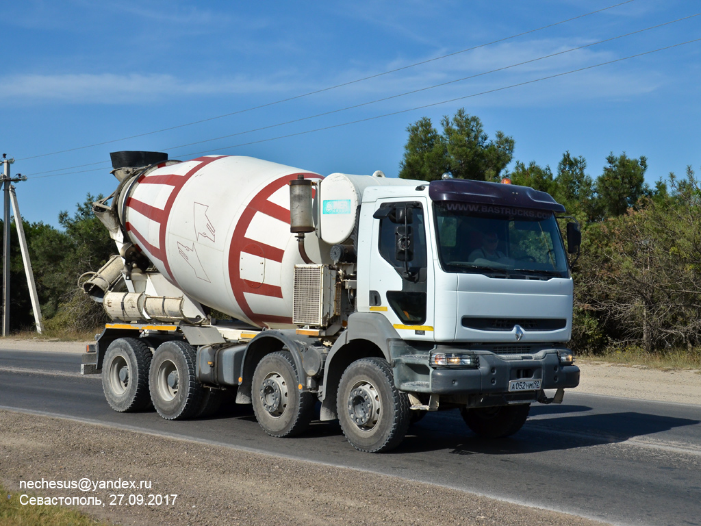 Севастополь, № А 052 НМ 92 — Renault Kerax