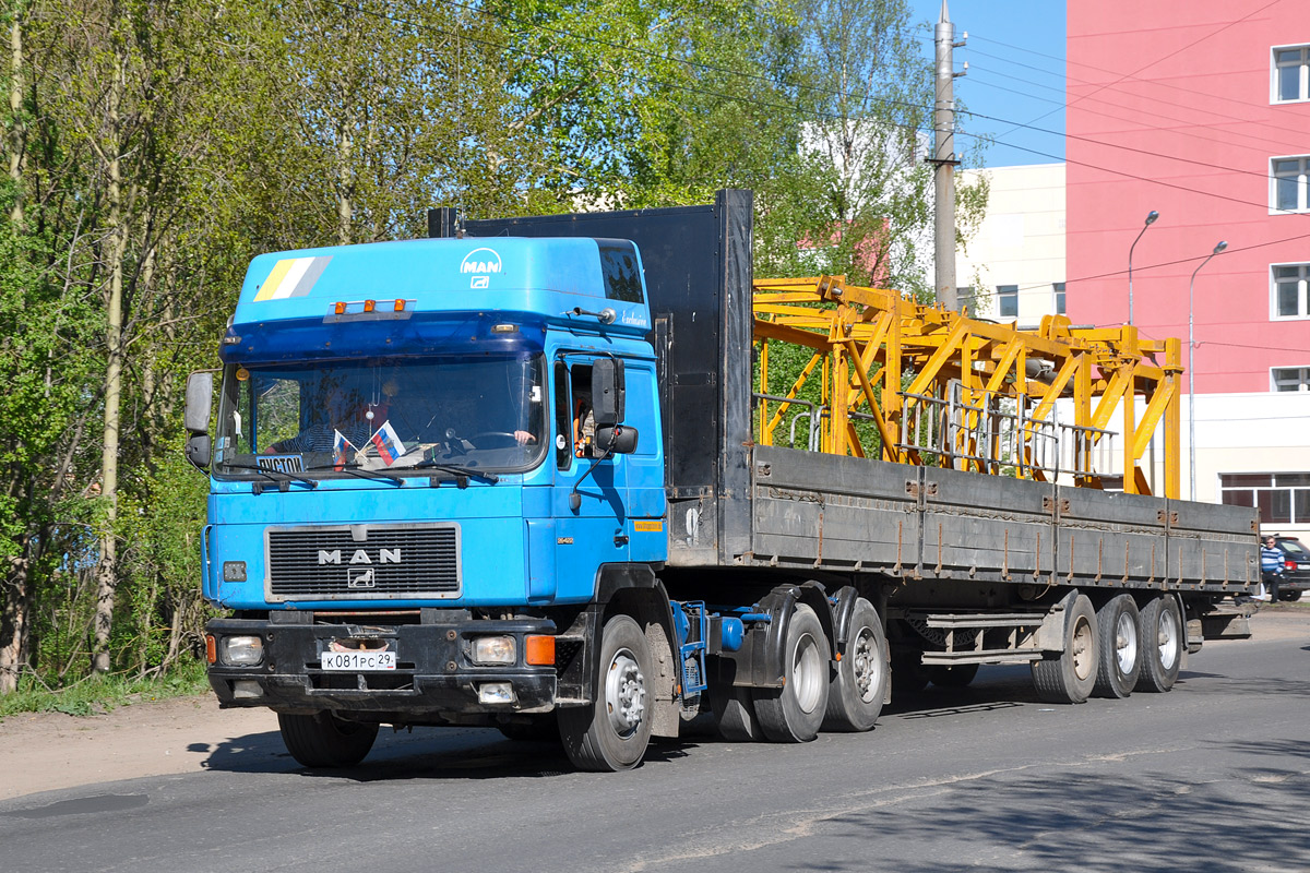 Архангельская область, № К 081 РС 29 — MAN F90 26.422