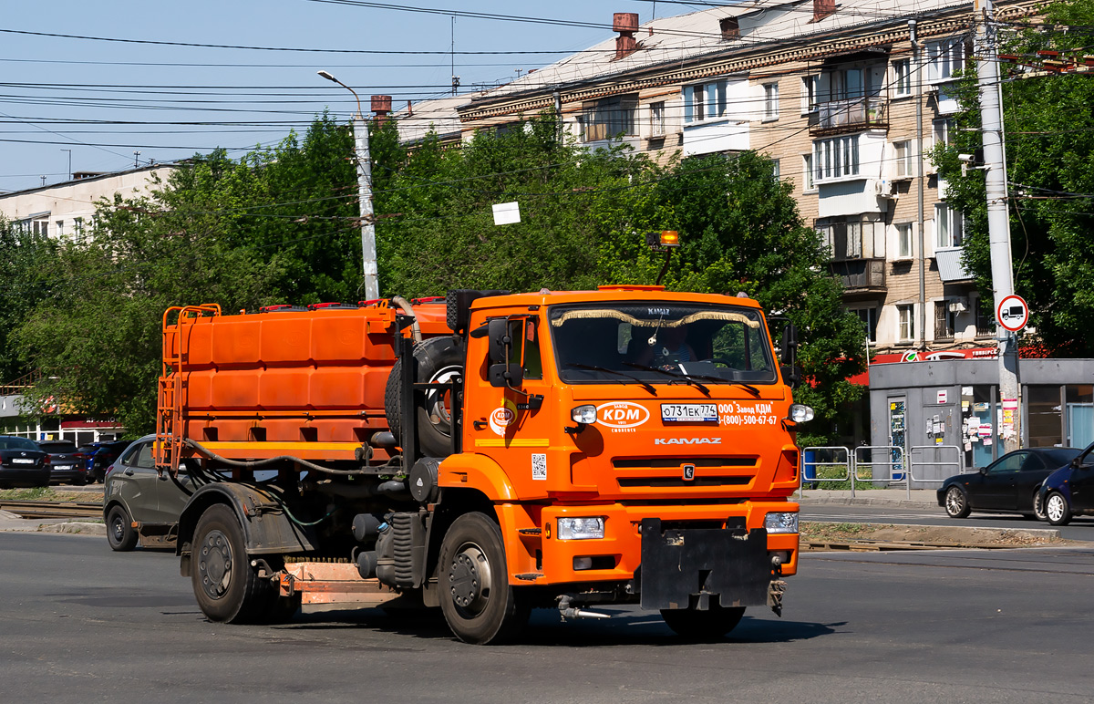 Челябинская область, № О 731 ЕК 774 — КамАЗ-53605 (общая модель)