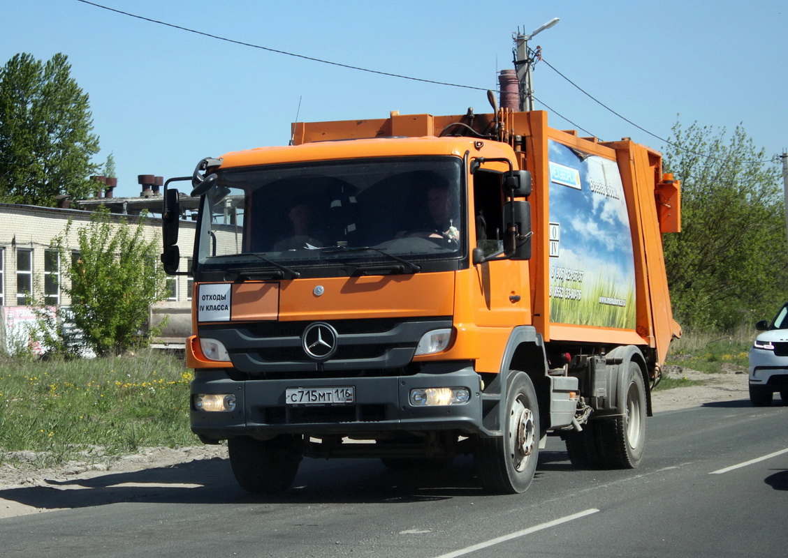 Псковская область, № С 715 МТ 116 — Mercedes-Benz Atego 1218