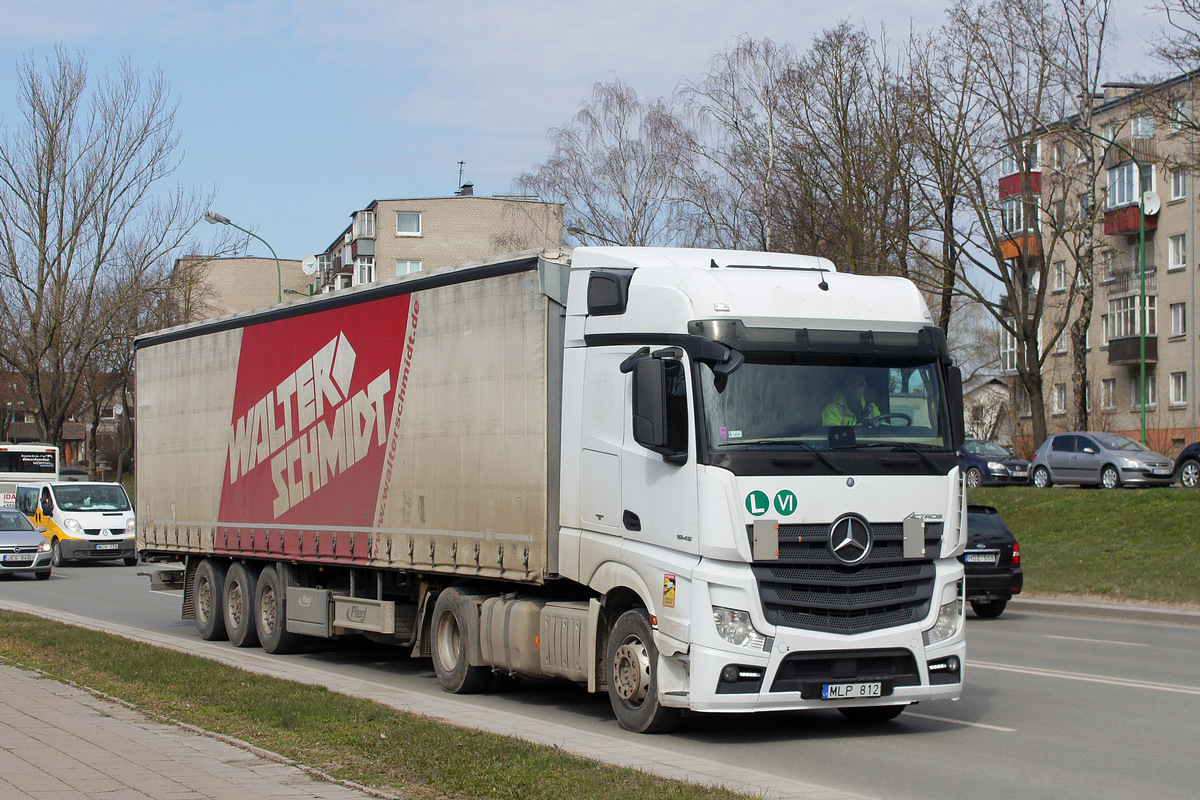 Литва, № MLP 812 — Mercedes-Benz Actros ('2011) 1845