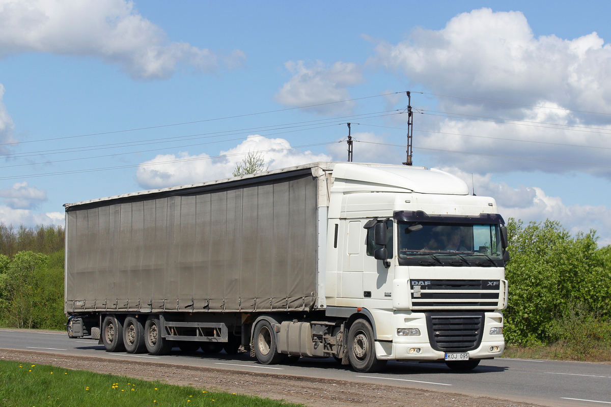 Литва, № KOJ 095 — DAF XF105 FT