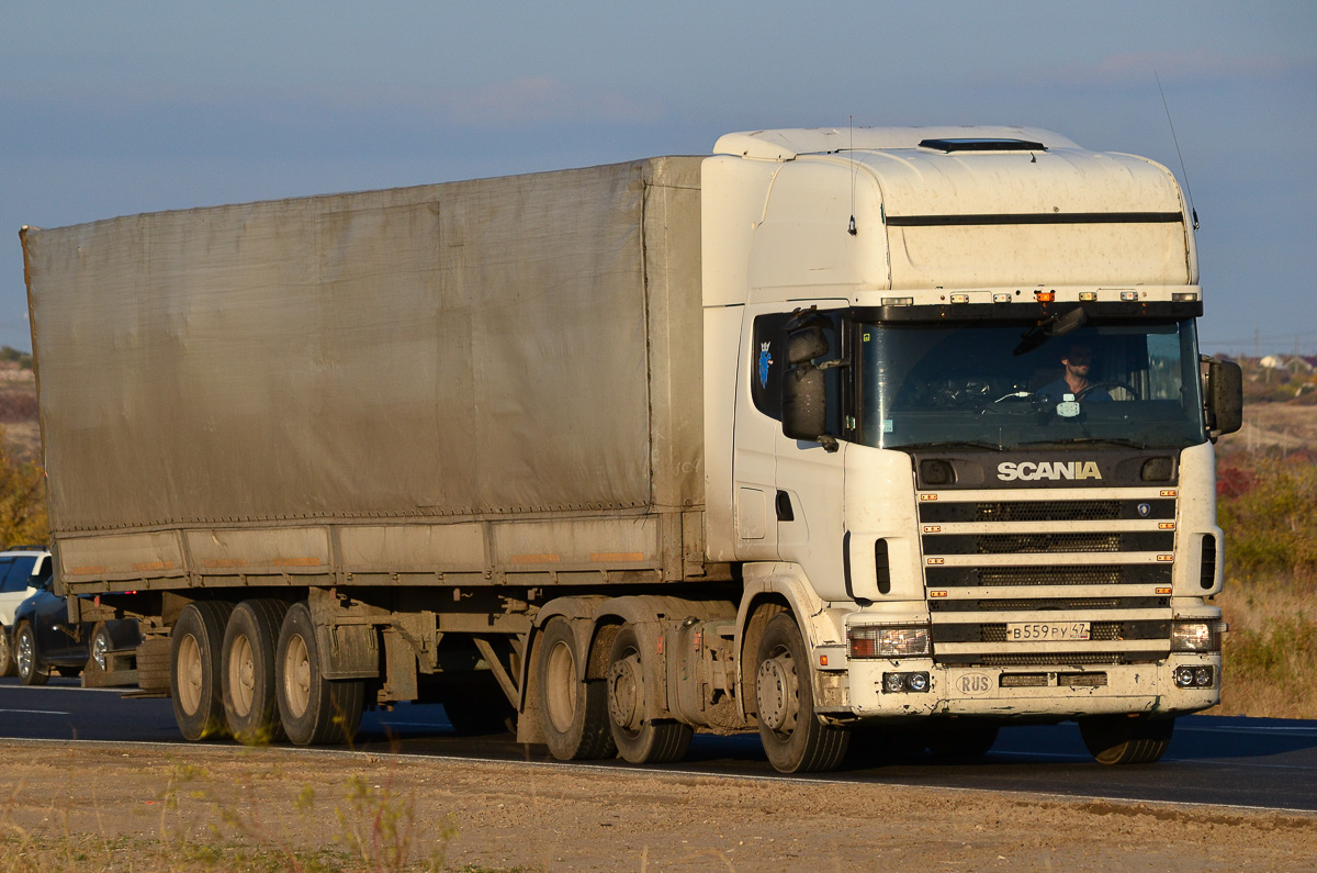 Ленинградская область, № В 559 РУ 47 — Scania ('1996) R124L