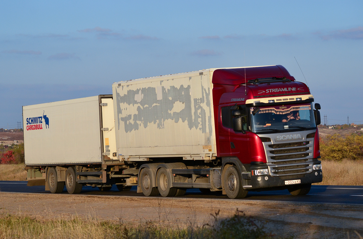 Ростовская область, № У 002 КЕ 61 — Scania ('2013) G400