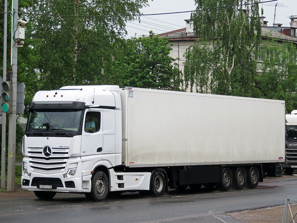 Тюменская область, № У 007 СТ 72 — Mercedes-Benz Actros '18 1851 [Z9M]