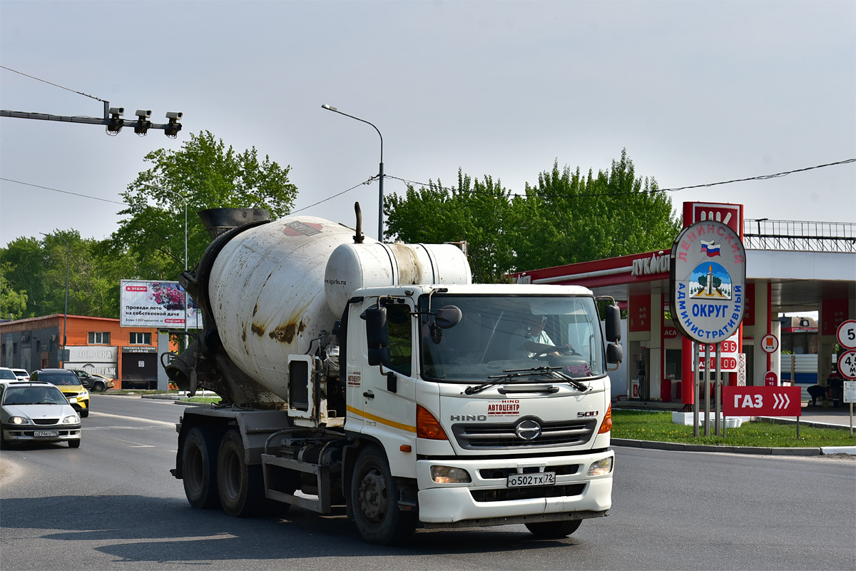 Тюменская область, № О 502 ТХ 72 — Hino 500