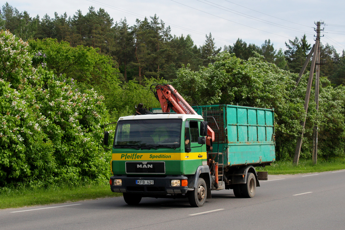 Литва, № KFB 421 — MAN L2000 (общая модель)