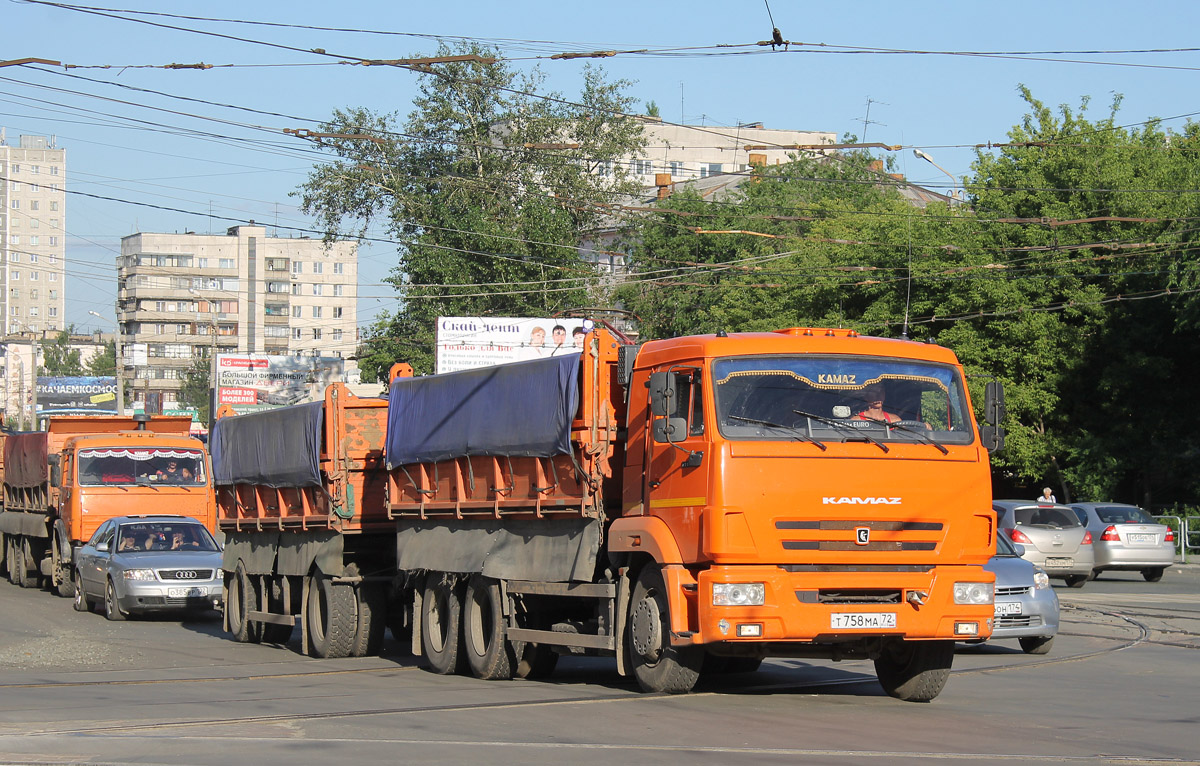 Тюменская область, № Т 758 МА 72 — КамАЗ-65115-L4