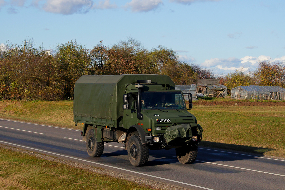 Литва, № LK 343 D — Mercedes-Benz Unimog (общ.м)