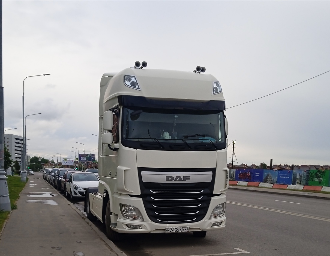 Москва, № М 743 ХА 777 — DAF XF Euro6 FT