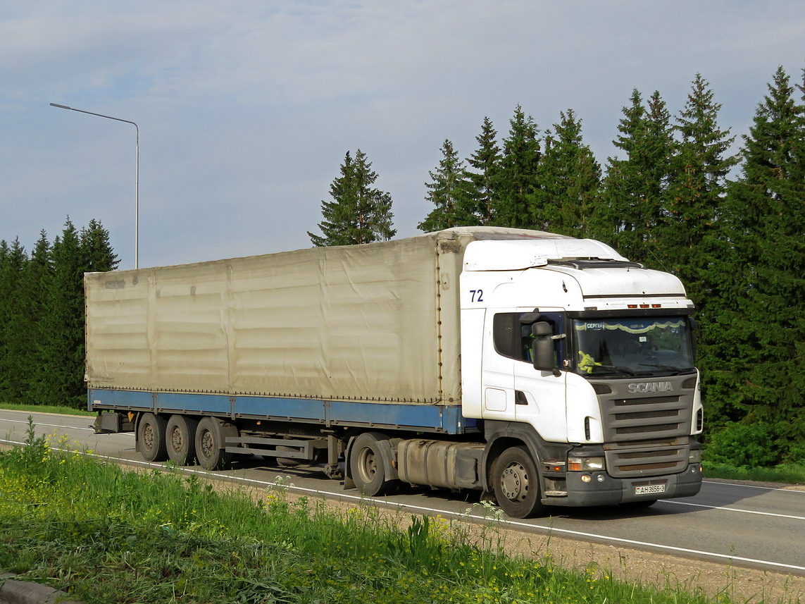 Гомельская область, № АН 3656-3 — Scania ('2004, общая модель)