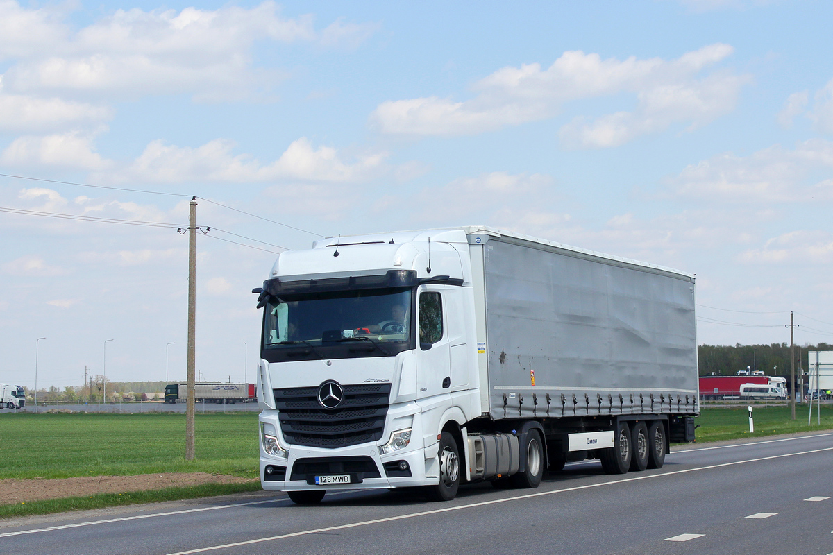 Эстония, № 126 MWD — Mercedes-Benz Actros ('2018) 1845