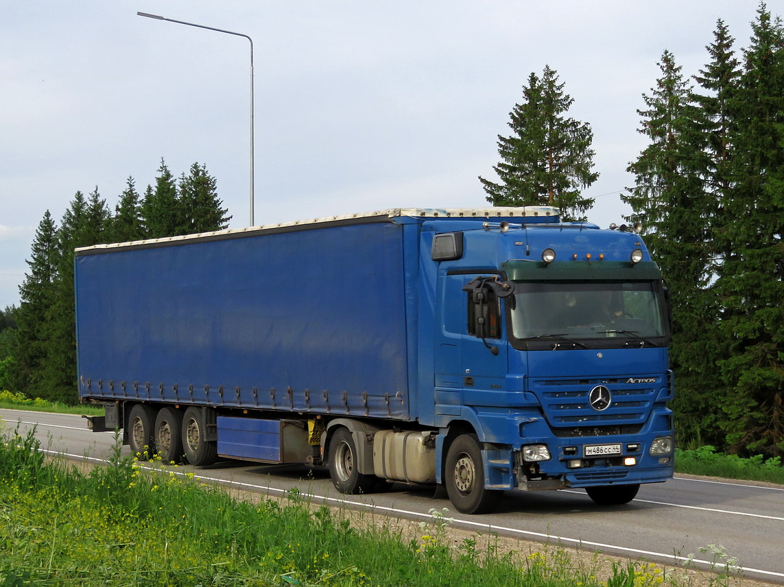 Костромская область, № М 486 СС 44 — Mercedes-Benz Actros ('2003) 1844