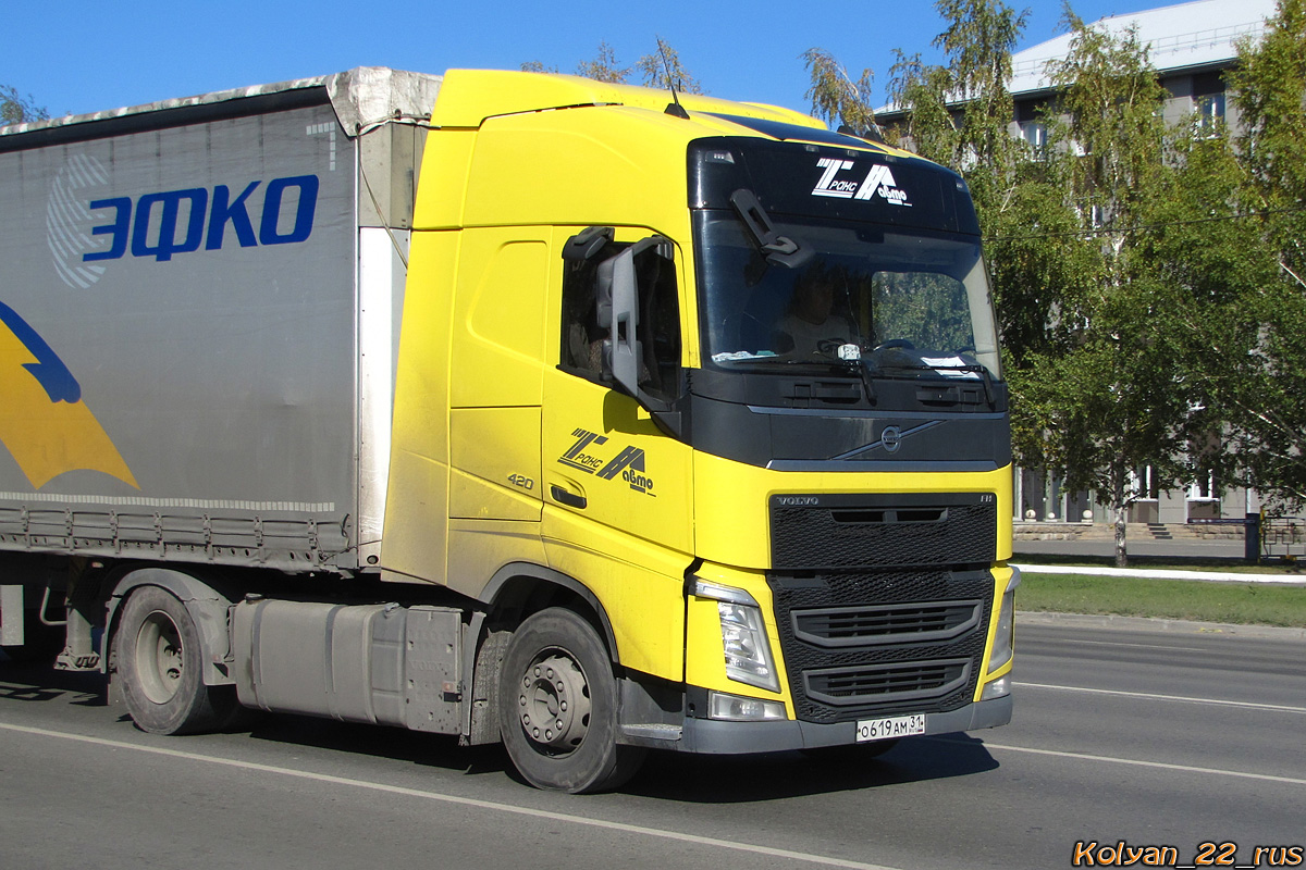 Белгородская область, № О 619 АМ 31 — Volvo ('2012) FH.420 [X9P]