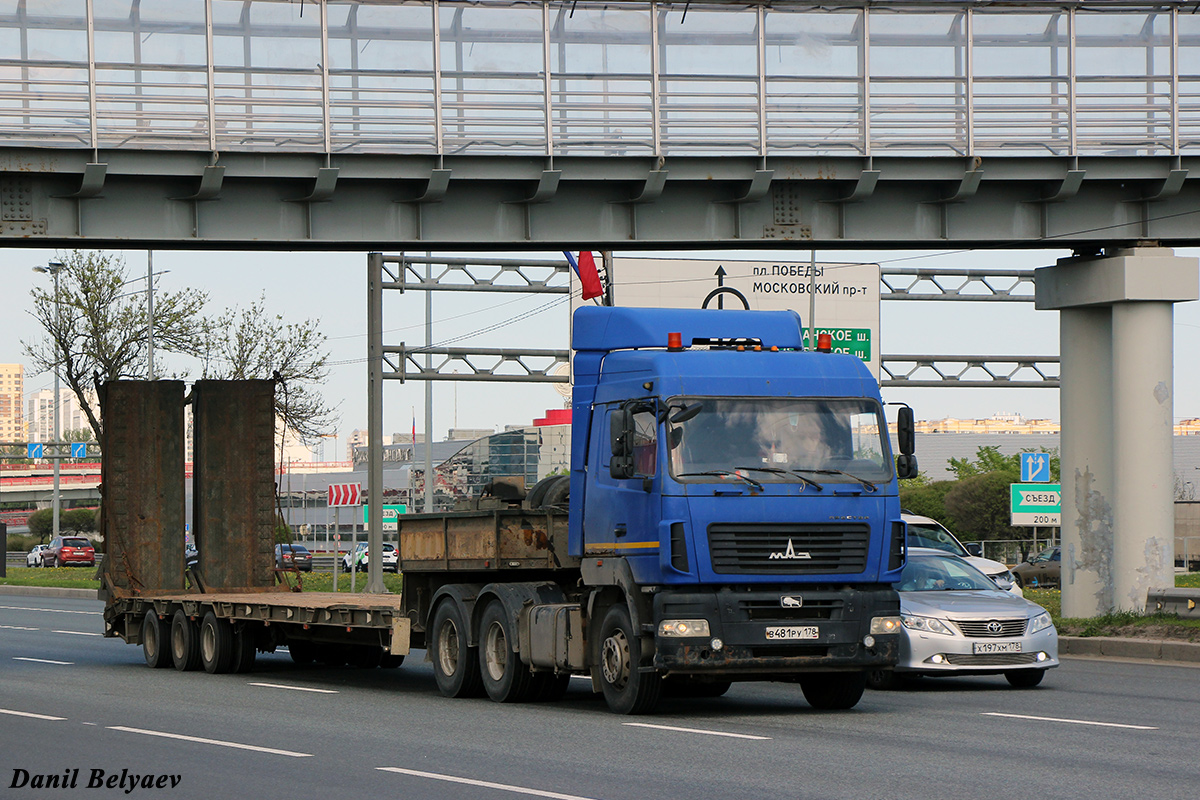 Санкт-Петербург, № В 481 РУ 178 — МАЗ-643019