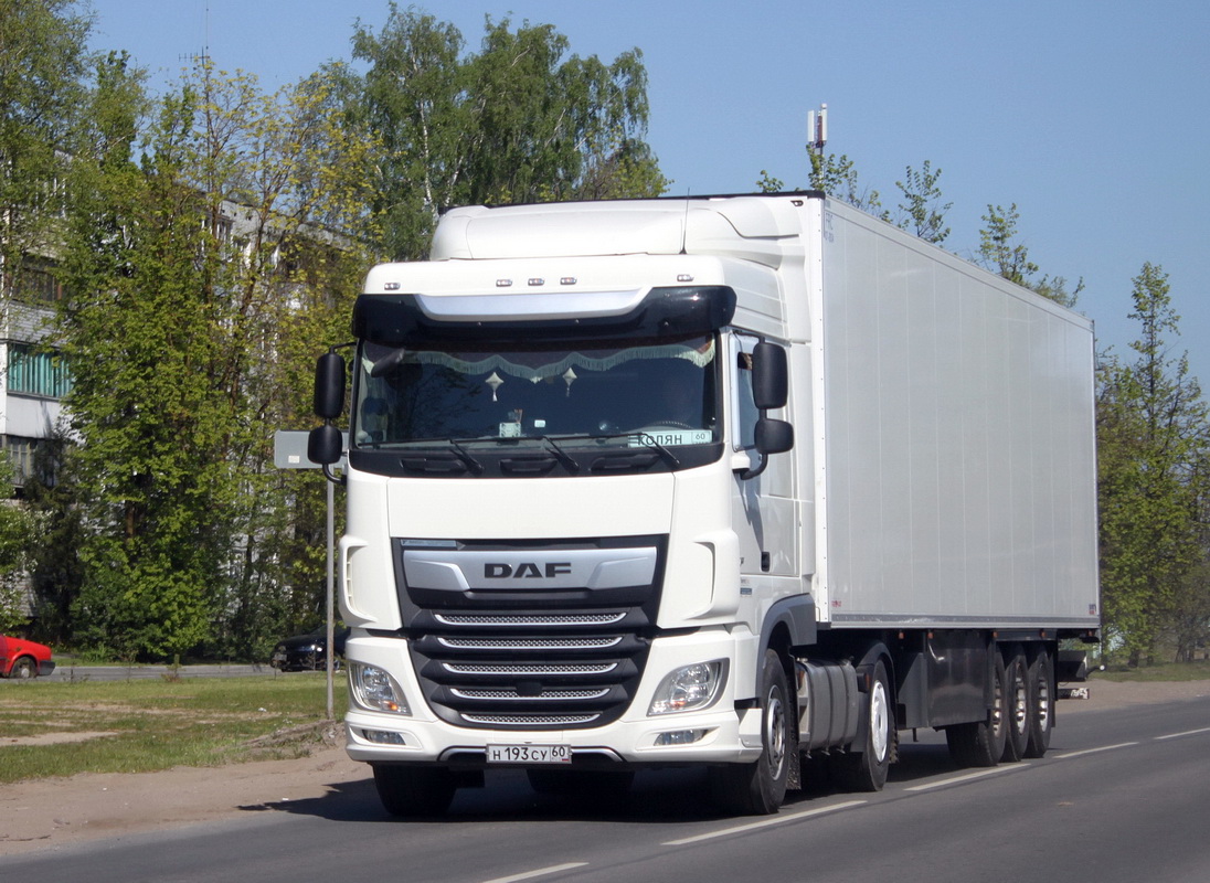 Псковская область, № Н 193 СУ 60 — DAF XF Euro6 FT