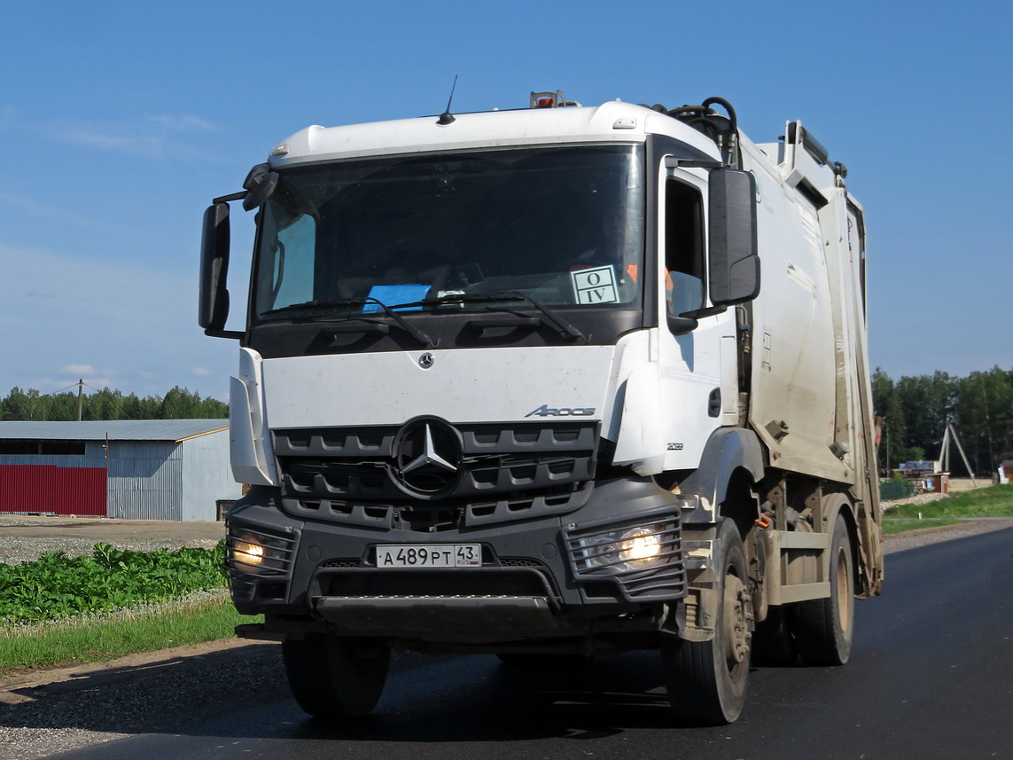 Кировская область, № А 489 РТ 43 — Mercedes-Benz Arocs 2033 [Z9M]