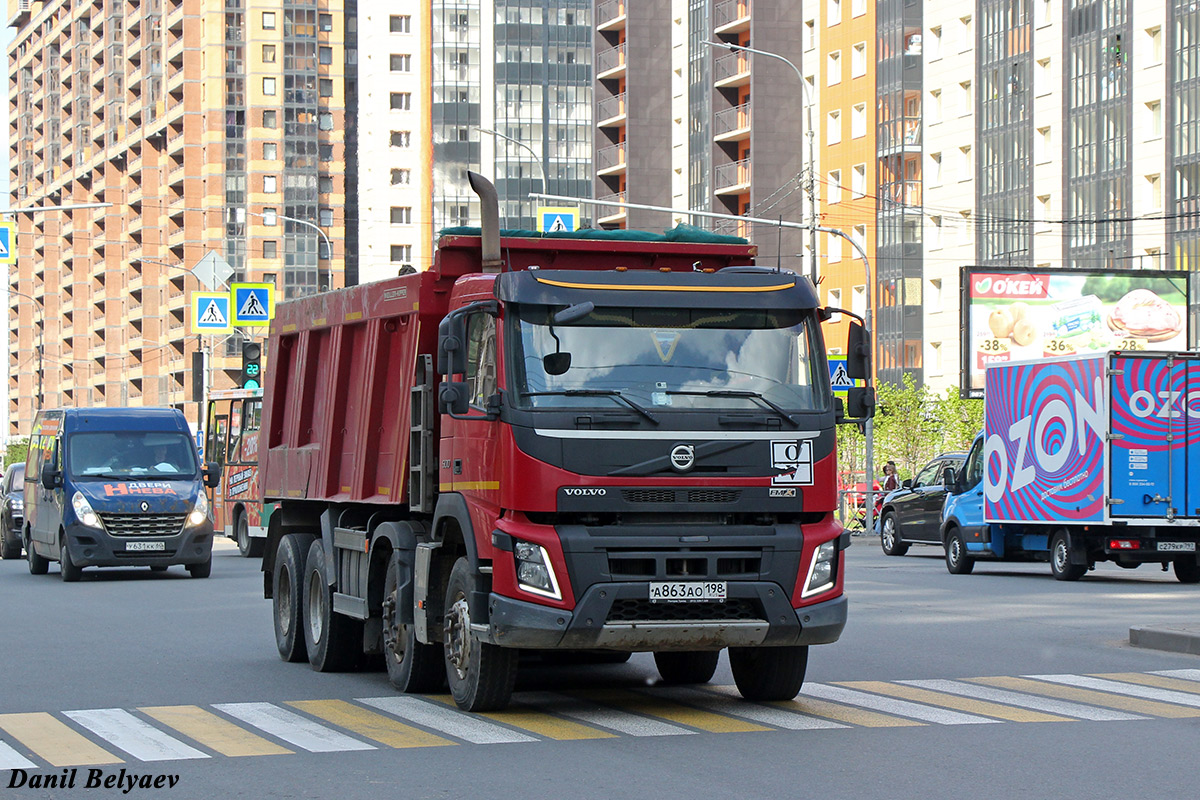 Санкт-Петербург, № А 863 АО 198 — Volvo ('2013) FMX.500 [X9P]