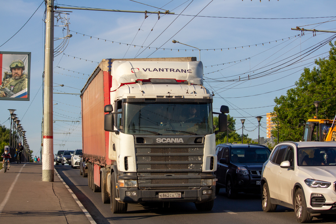 Санкт-Петербург, № Е 862 СХ 178 — Scania ('1996) R124L