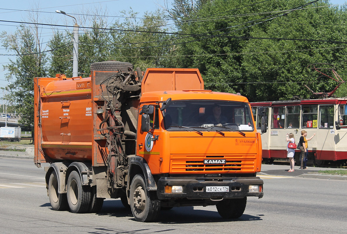 Челябинская область, № А 012 СХ 174 — КамАЗ-65115-62