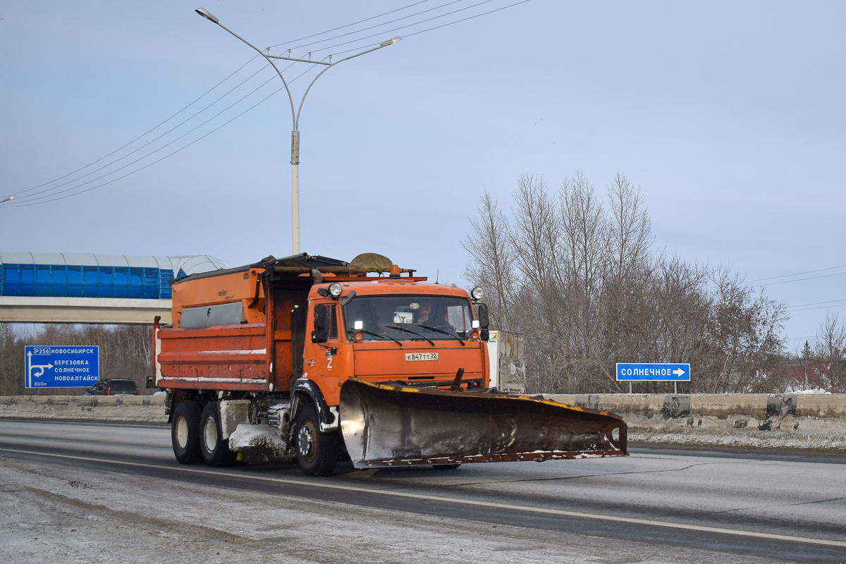 Алтайский край, № К 847 ТТ 22 — КамАЗ-65115-62