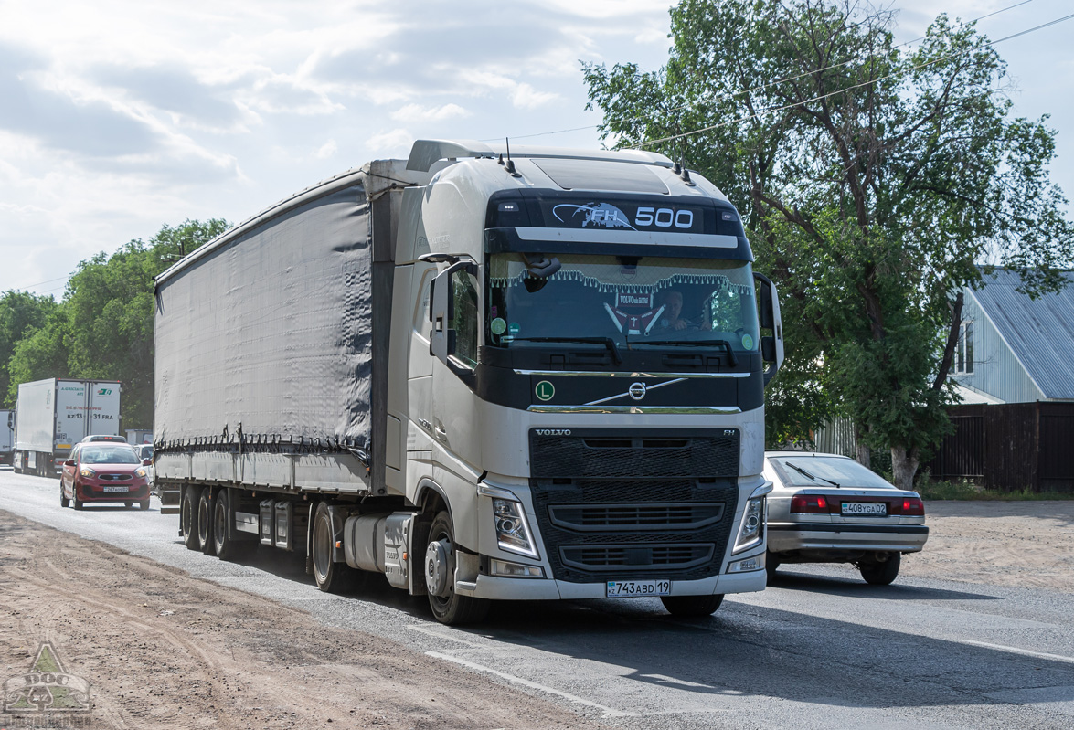 Жетысуская область, № 743 ABD 19 — Volvo ('2012) FH.500