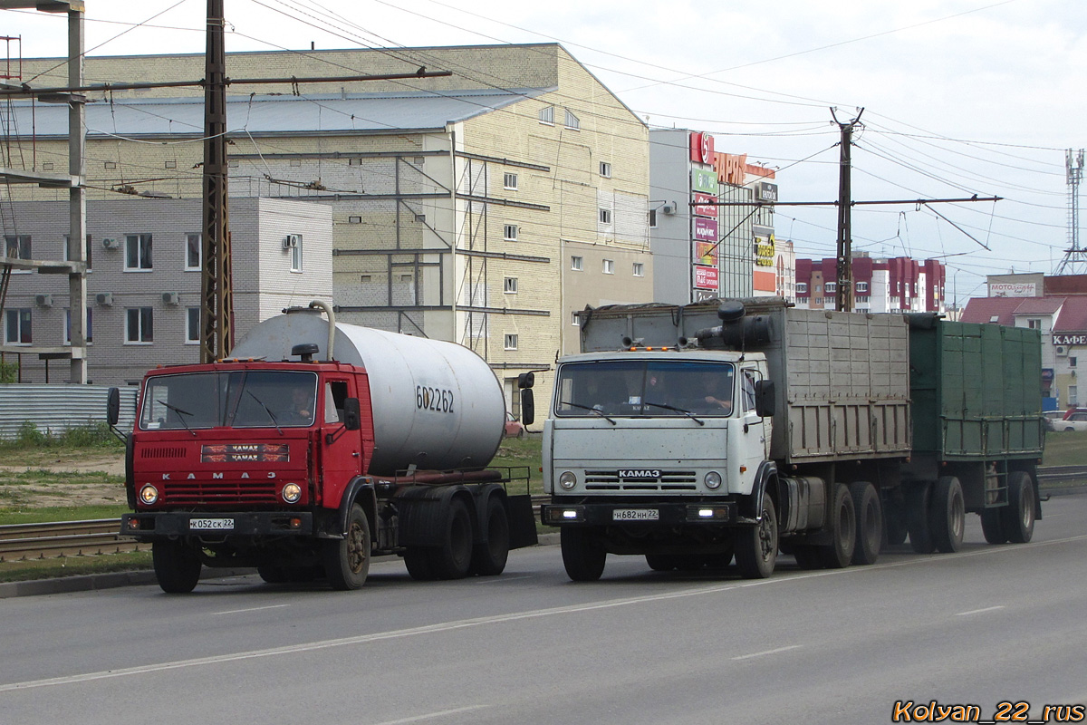 Алтайский край, № К 052 СК 22 — КамАЗ-5320; Алтайский край, № Н 682 НН 22 — КамАЗ-53212