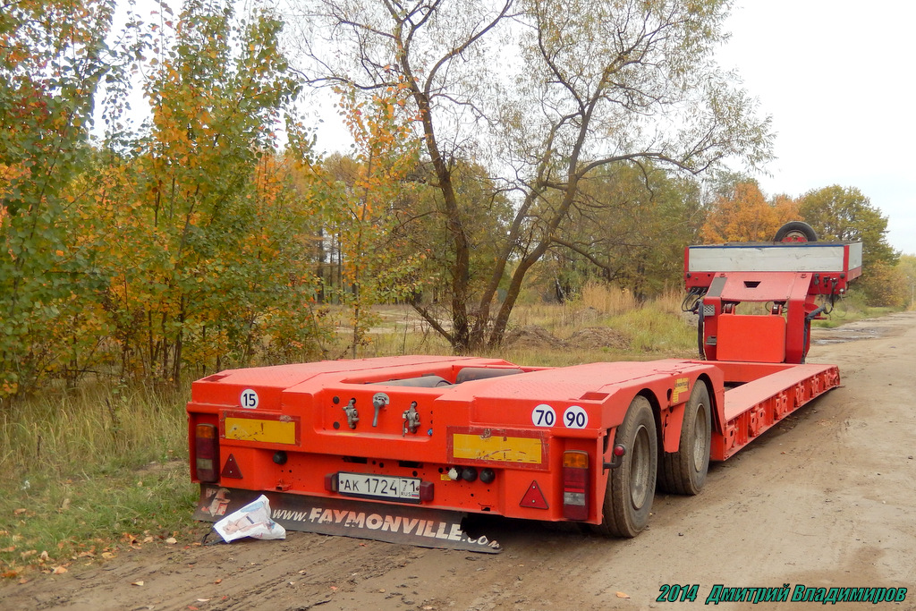 Тульская область, № АК 1724 71 — Faymonville (общая модель)