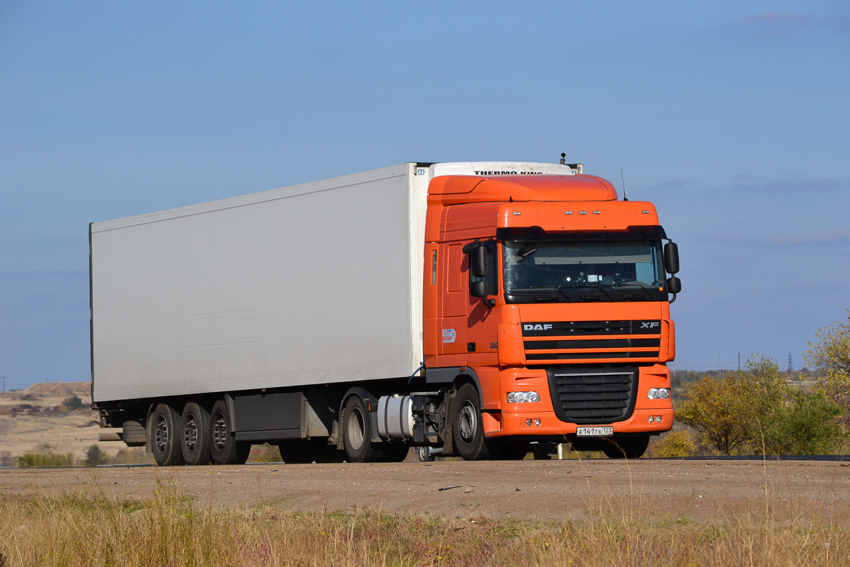 Краснодарский край, № А 141 ТХ 123 — DAF XF105 FT