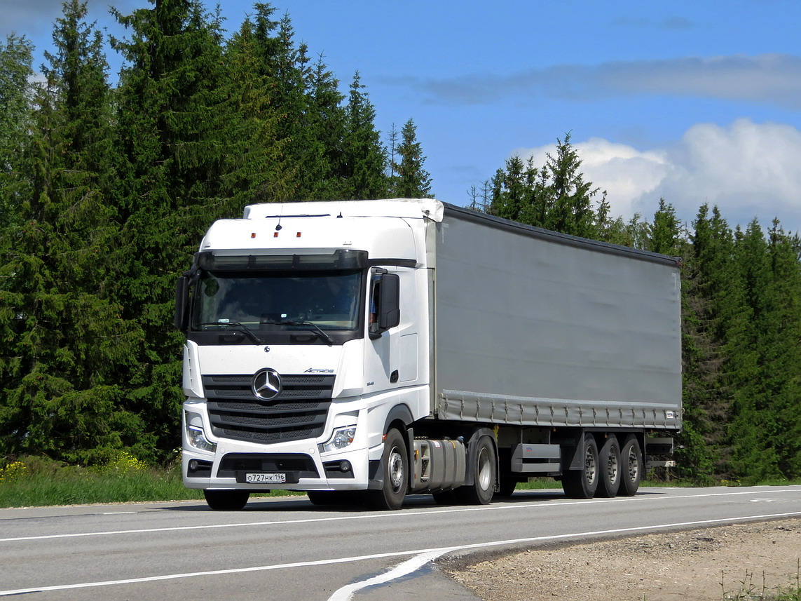 Свердловская область, № О 727 НК 196 — Mercedes-Benz Actros '18 1845 [Z9M]