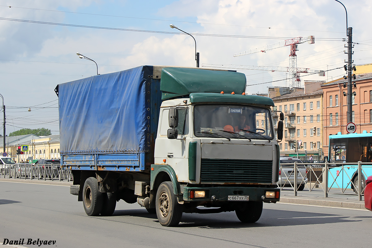 Вологодская область, № С 667 ХХ 35 — МАЗ-53366