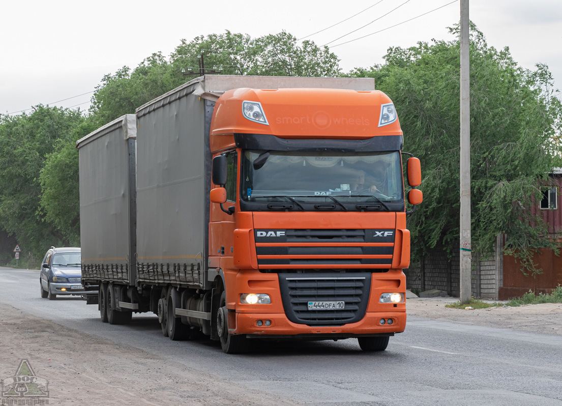 Костанайская область, № 444 DFA 10 — DAF XF105 FAR