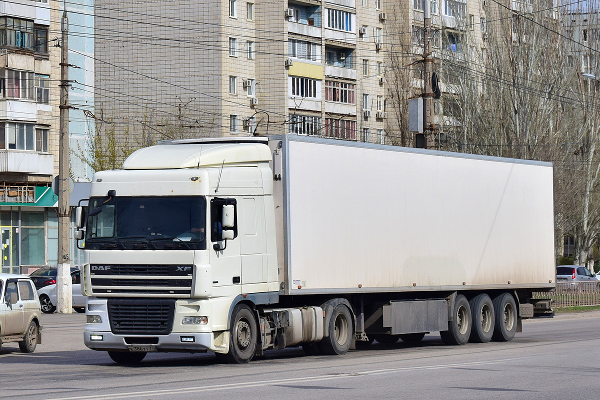 Московская область, № Е 386 УТ 77 — DAF XF95 FT