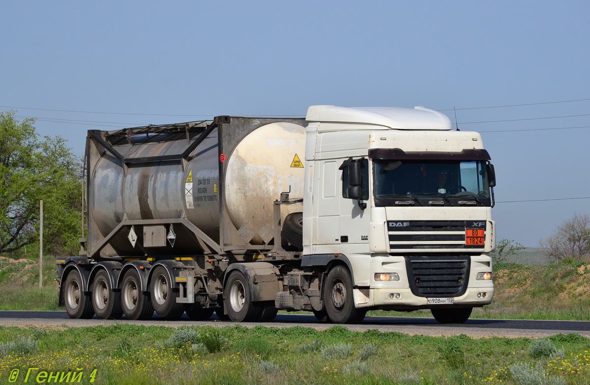 Нижегородская область, № О 908 НН 152 — DAF XF105 FT