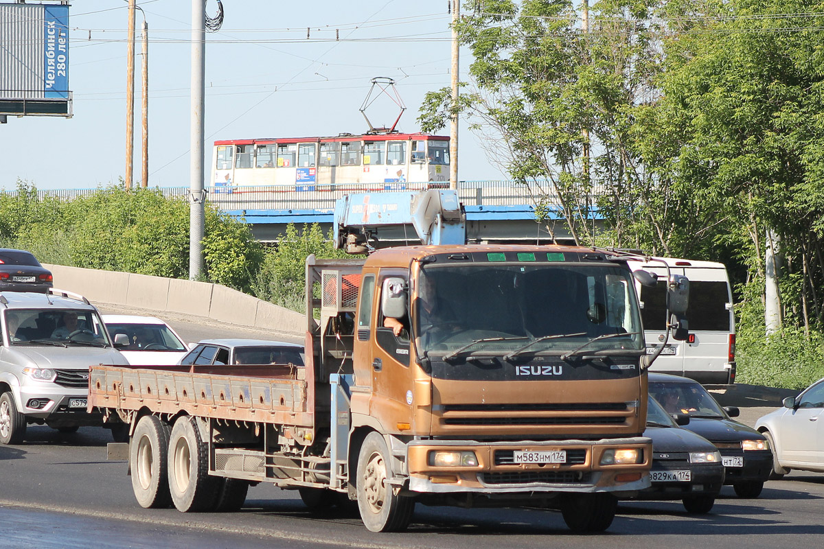 Челябинская область, № М 583 НМ 174 — Isuzu Giga (общая модель)