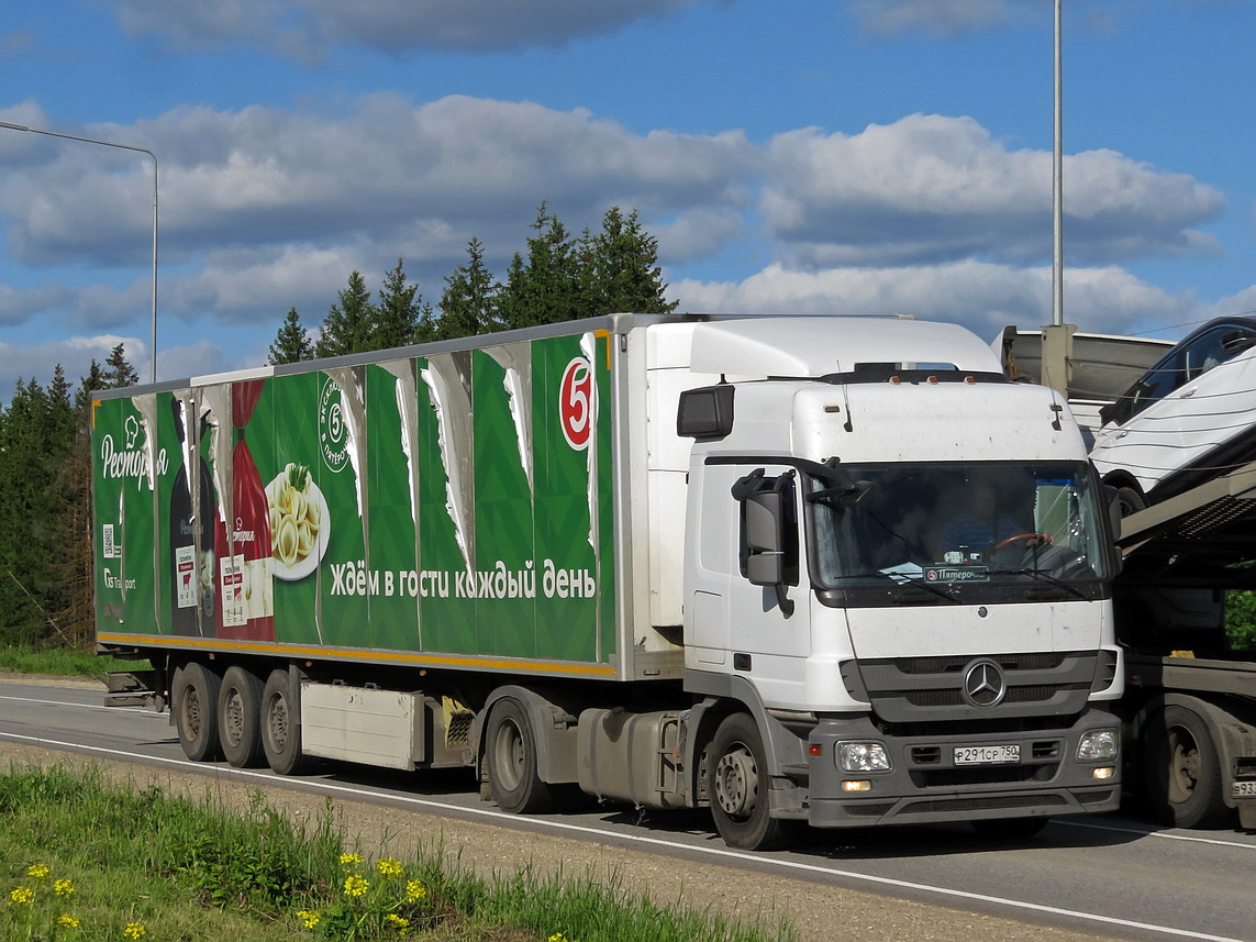 Московская область, № Р 291 СР 750 — Mercedes-Benz Actros ('2009) 1844